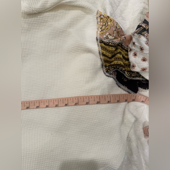 Free people we the free Blossom Thermal Top crew neck mixed media - Picture 9 of 13